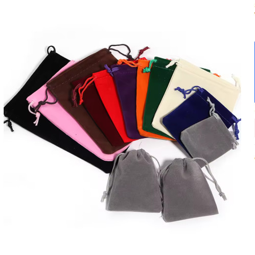 Velvet drawstring gift - drawstring, pouches