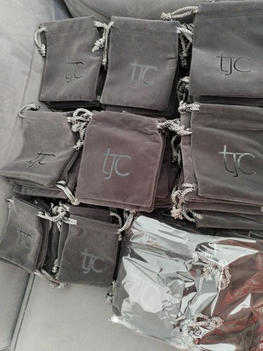 Jewellery pouches deep grey - jewellery,