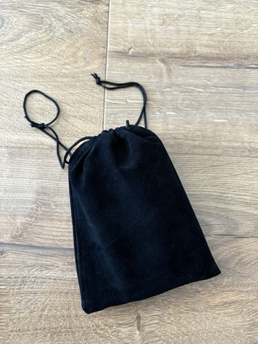 Black velvet drawstring 5cm - drawstring, 18.5cm