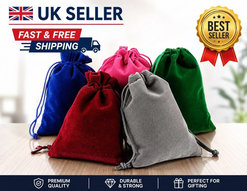 50pcs soft velvet drawstring - 1-50pcs,
