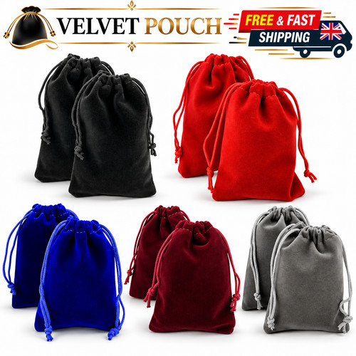 50pcs soft velvet drawstring - 1-50pcs,