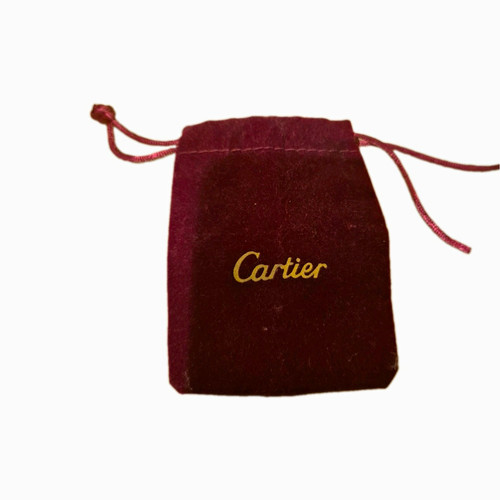 Cartier burgundy velvet - cartier,