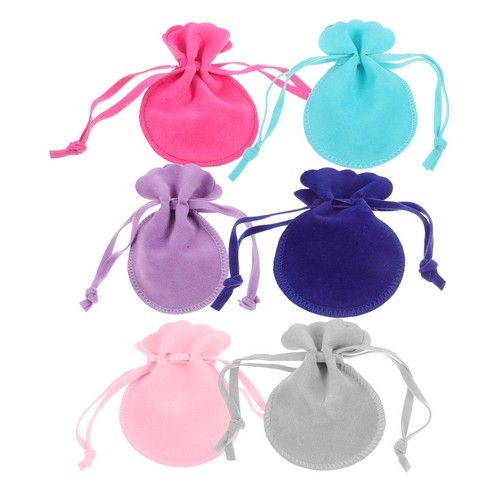6pcs jewelry pouches - 6pcs,