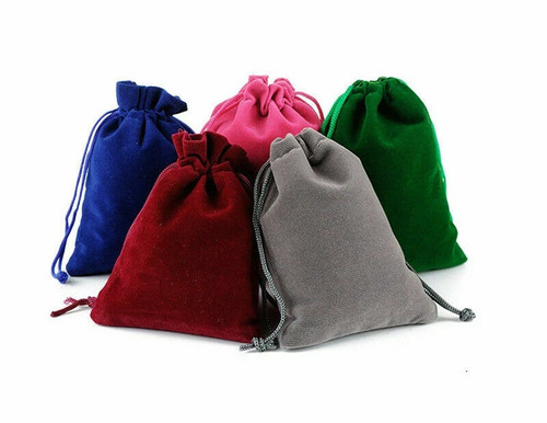 Soft velvet drawstring - soft,