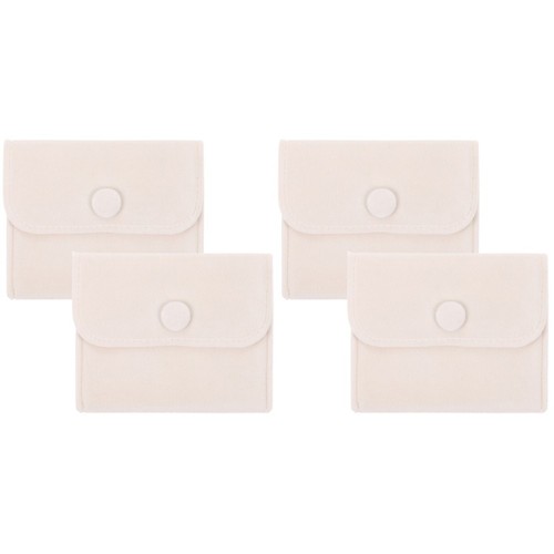 Reusable beige velvet jewelry - velvet,