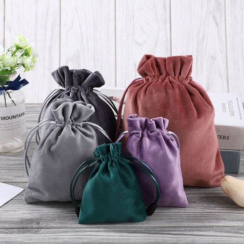Luxury soft velvet pouches - soft, bag