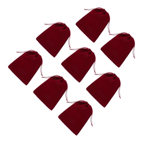 8pack velvet gift bags - 6, x