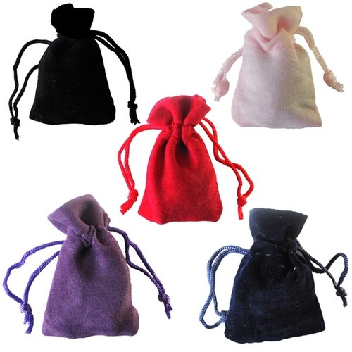 Velvet pouches jewellery bags - jewellery,