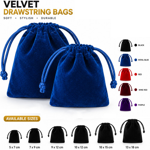Ntek soft velvet - velvet, drawstring