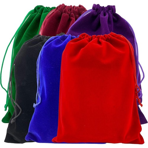 50pcs soft velvet drawstring - velvet,