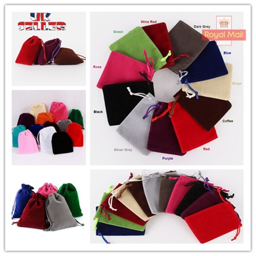 50pcs soft velvet drawstring - 1-50pcs,