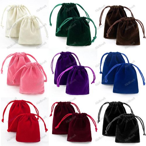 Soft velvet drawstring - soft,