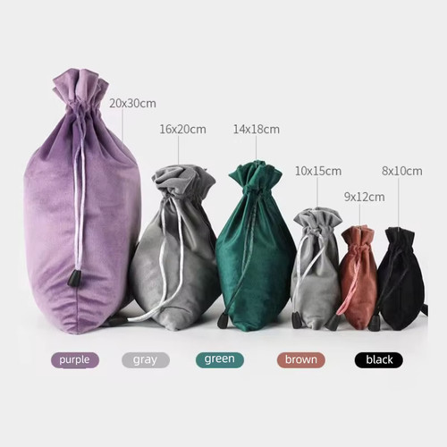 Soft velvet gift bag - velvet,