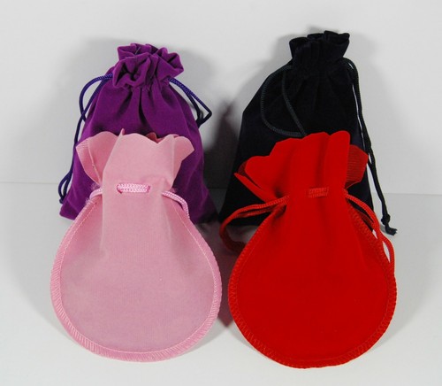 Velvet gift pouches wedding - velvet,