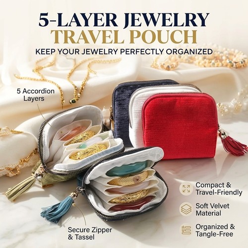Layer velvet jewelry storage - velvet,