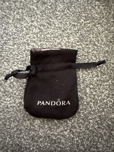 Pandora black pouch velvet - black,