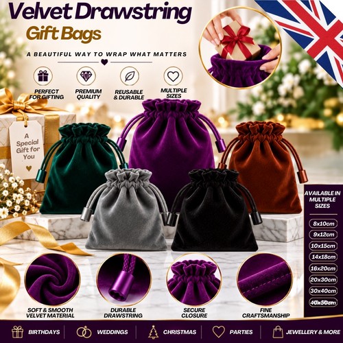 Velvet gift bags wedding - bags,