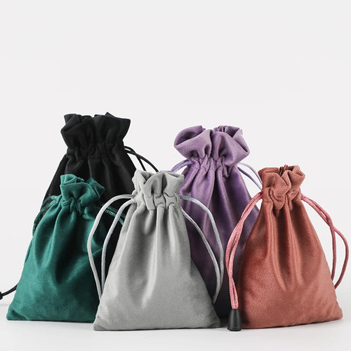Small large velvet pouch - small/large,