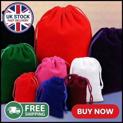 50pcs soft velvet drawstring - 1-50pcs,