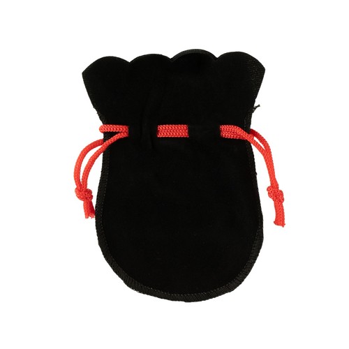 Black gothic velvet pouch - gothic,