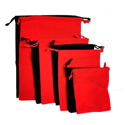 100pcs black red velvet - 100pcs, black/red